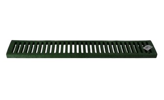2' Spee-D Channel Grate - Green - Channel Drains